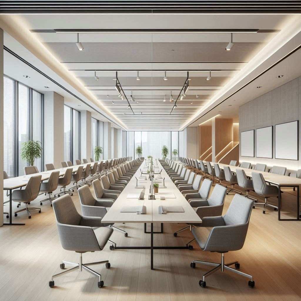 面临临时客户演示前销售团队该为写字楼办公企业文化墙设计准备哪些替代安排